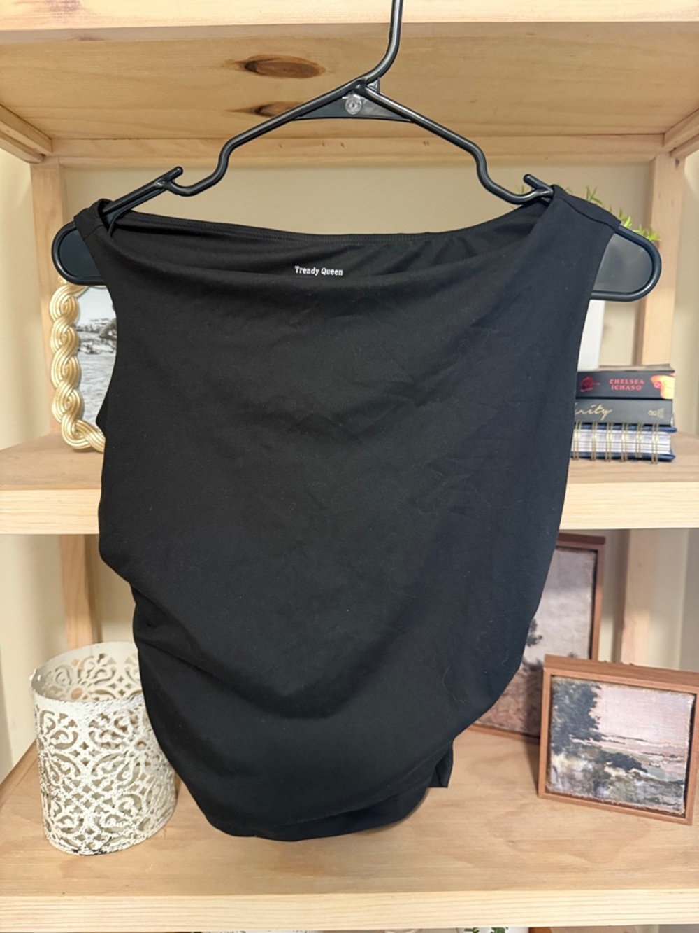 Amazon Black Midi Skirt